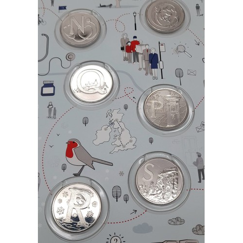 198 - The Royal Mint Great British Coin Hunt 10 pence A-Z Complete Collection. Comes with the original pre... 