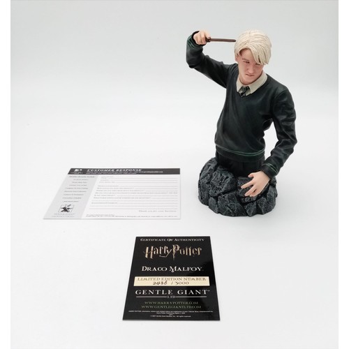 246 - A Collectable Harry Potter Draco Malfoy Bust. As new, in box. 18cm tall. All proceeds go to Noah's A... 