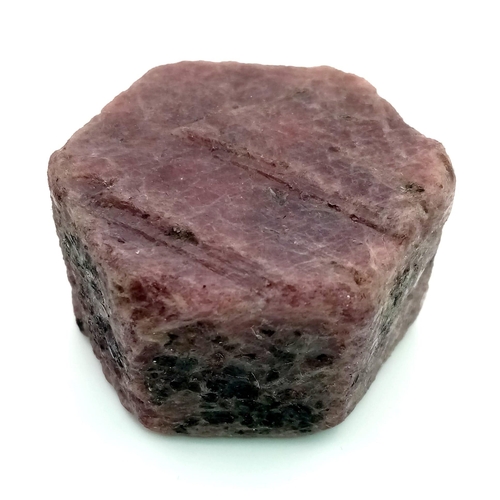 119 - A highly collectable, museum quality, rare, NATURAL RUBY crystal. A perfectly formed, hexagonal pris... 