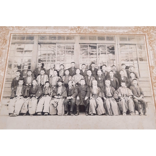 41 - A SET 0F 5 LATE 19TH CENTURY SEPIA PHOTGRAPHS SET IN CARD READY FOR FRAMING DEPICTING RURAL LIFE IN ... 