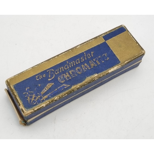 949 - A Bandmaster Deluxe Chromatic Harmonica in Original Box.