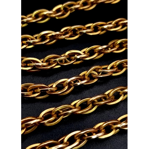 99 - A 9K Yellow Gold Prince of Wales Link Chain. 42cm. 10.9g
Ref: 6-1243.