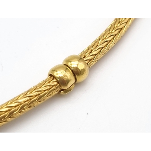 162 - An Elaborate 21k Yellow Gold Long Thali Chain. 56cm. 94.7g. Ref: 3 - 11080.