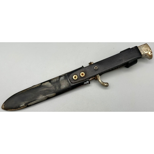 220 - WW2 German RZM Marked Hitler Youth Knife and Scabbard.