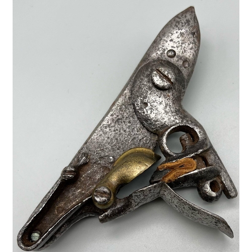 569 - 1 st Empire Napoleonic French Flint Lock Assembly. Found near Ligny, Belgium.