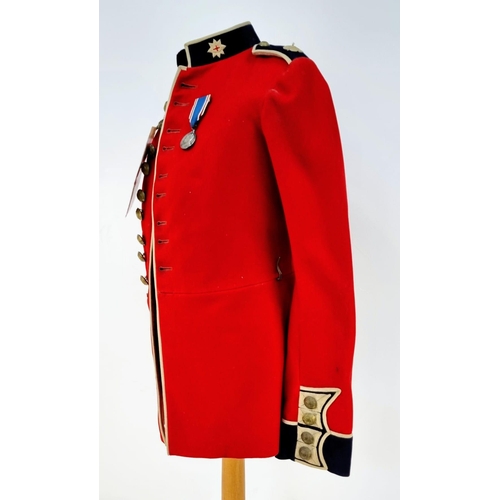 102 - Circa 1930’s Cold Stream Guards Scarlet Tunic. Worn by Cpl. K. Maltey, who according to his family
w... 