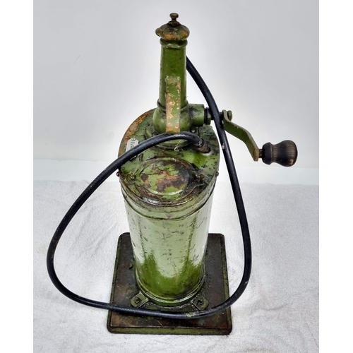 389 - A Vintage Oil Pump/Dispenser in Need of Renovation. 72cm tall.