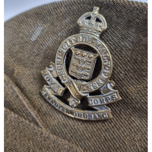 576 - WW2 Canadian Ordnance Corps Side Cap.