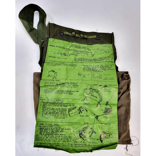 234 - Vietnam War Era US Claymore Bag with Line and Clacker. No Mine.