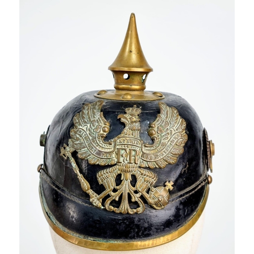 33 - Imperial German 1895 Pattern Other Ranks – Nco’s Pickelhaube.