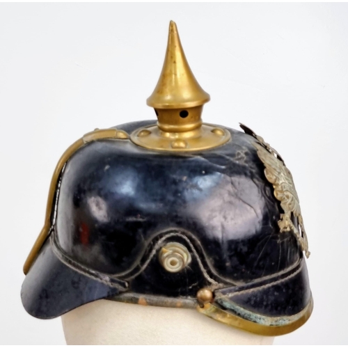 33 - Imperial German 1895 Pattern Other Ranks – Nco’s Pickelhaube.