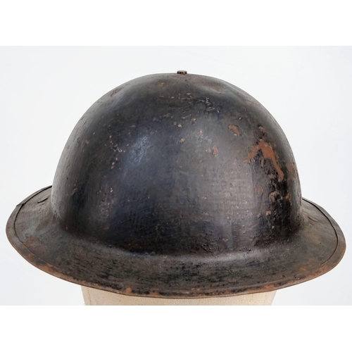 394 - WW2 British Home Front British Transport Helmet.