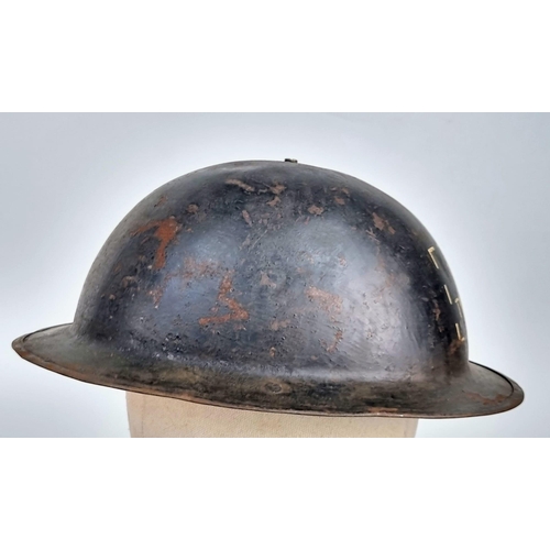 394 - WW2 British Home Front British Transport Helmet.