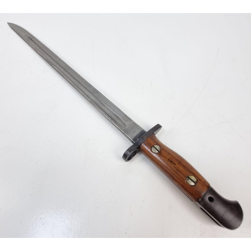 92 - An Antique Wilkinson 1907 Pattern Bayonet with Scabbard and Frog for the SMLE rifle. Markings on bay... 