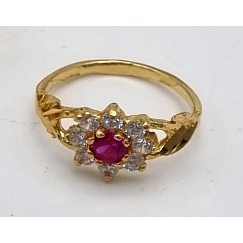 110 - A Mixed Gold Lot to Include: A 22K yellow gold selection of 10 bangles - 103.7g total weight - A/F. ... 