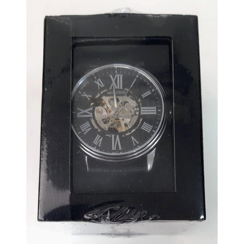 940 - A Montine Skeleton Dial Watch. 40mm dial. Automatic. As new, in box, wrapped.