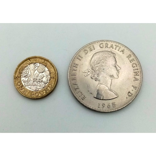 986 - 1965 Churchill coin. 28.5g in weight.