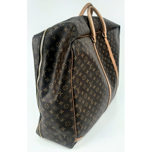 136 - Two Louis Vuitton Monogram Canvas and Leather Sirius 70 Soft Suitcase Luggage Pieces. 70 x 48cm. In ... 