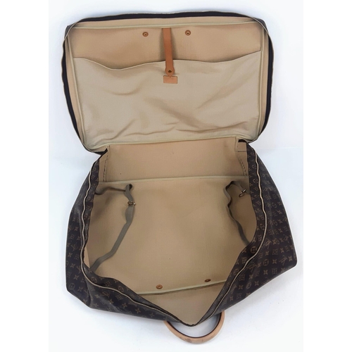 136 - Two Louis Vuitton Monogram Canvas and Leather Sirius 70 Soft Suitcase Luggage Pieces. 70 x 48cm. In ... 