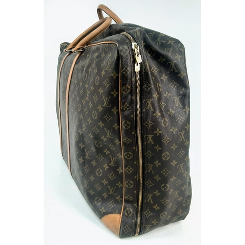 136 - Two Louis Vuitton Monogram Canvas and Leather Sirius 70 Soft Suitcase Luggage Pieces. 70 x 48cm. In ... 