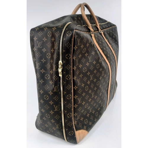 136 - Two Louis Vuitton Monogram Canvas and Leather Sirius 70 Soft Suitcase Luggage Pieces. 70 x 48cm. In ... 