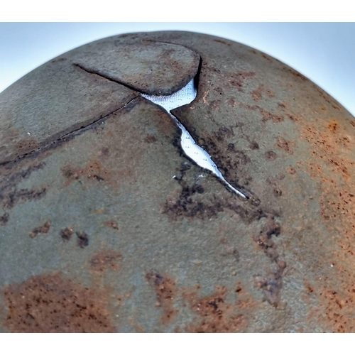 151 - WW2 German Battle Damaged M35 Hitler Youth Helmet.