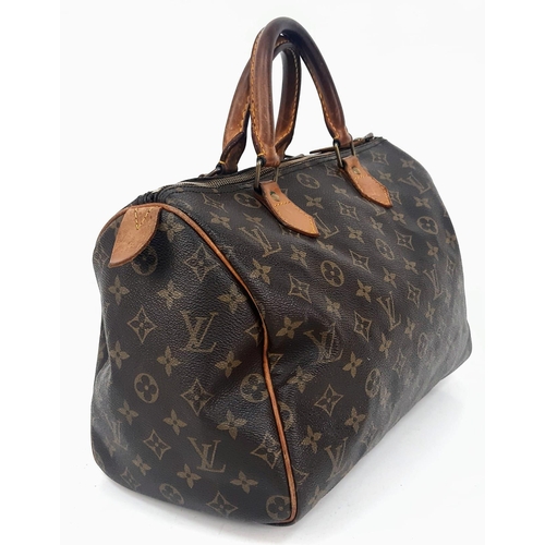 191 - A Louis Vuitton Monogram Canvas and Leather Small Tote Bag. In good condition but please see photos.... 