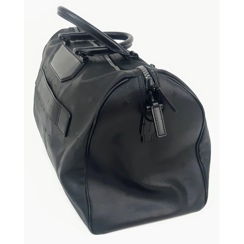 201 - MCM SPORTS BAG IN BLACK.