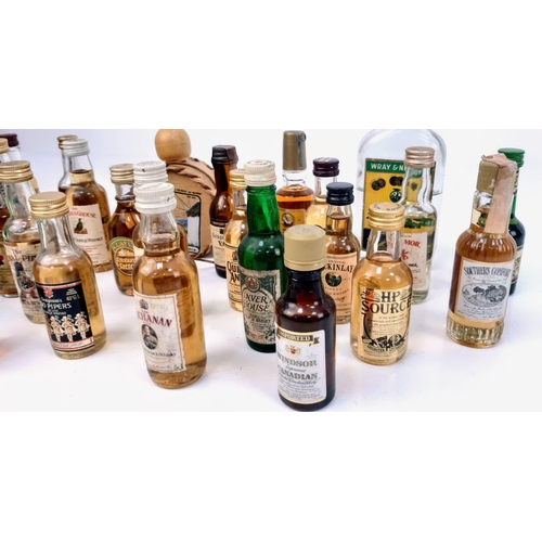 461 - Selection of Miniature Bottles of Assorted Alcohol.