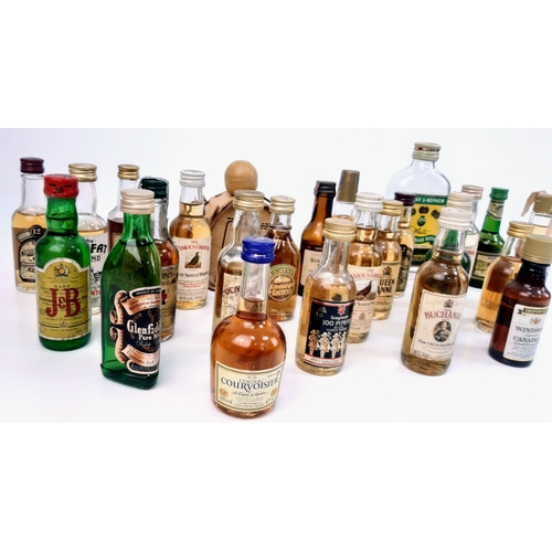 461 - Selection of Miniature Bottles of Assorted Alcohol.