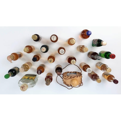 461 - Selection of Miniature Bottles of Assorted Alcohol.