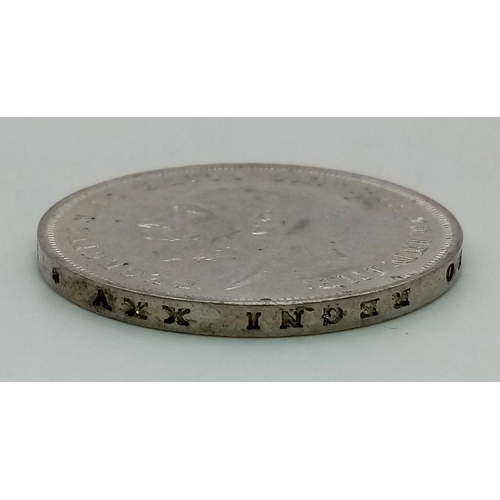 746 - A 1935 King George V Silver Crown Rocking Horse Coin.