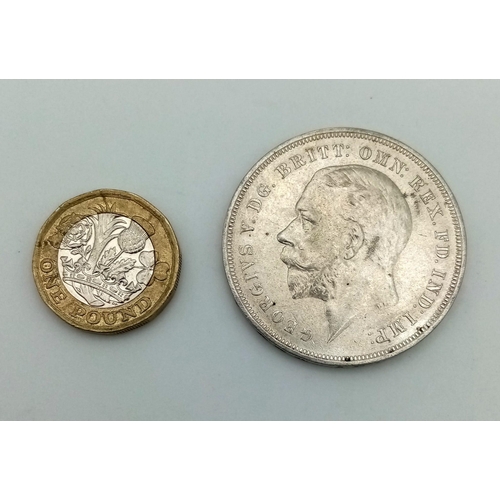 746 - A 1935 King George V Silver Crown Rocking Horse Coin.