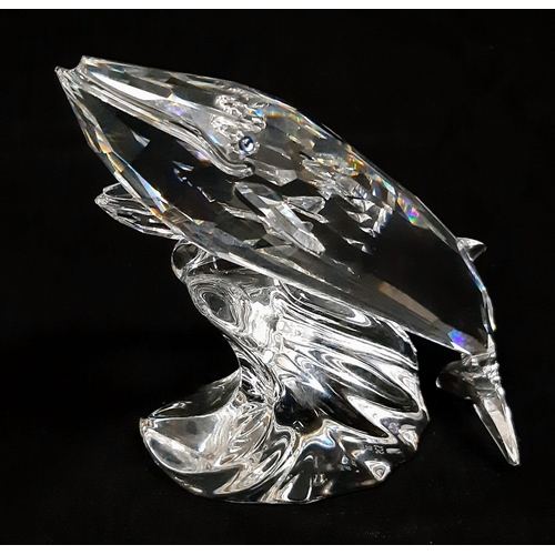 284 - A Swarovski Crystal 1992 Limited Edition The Whales Figure. 
10cm tall. Comes in original box with c... 