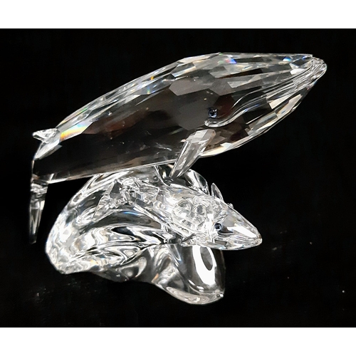 284 - A Swarovski Crystal 1992 Limited Edition The Whales Figure. 
10cm tall. Comes in original box with c... 