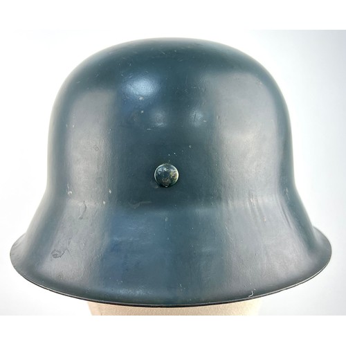 80 - WW2 German Luftwaffe M42 Helmet. Marked: E.T. 66.