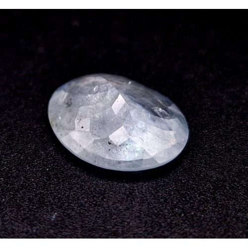 1156 - A 11.65ct Oval Mixed Cut Aquamarine. IGL&I Certified.