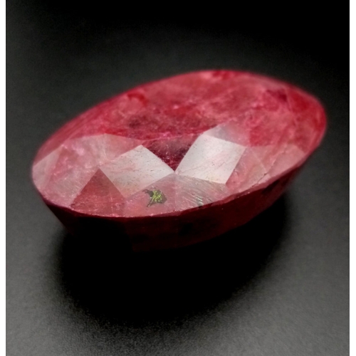 1140 - A 561.65ct Oval Mixed Cut Ruby. IGL&I Certified.