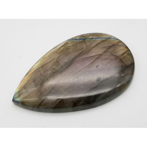 1482 - 115.8ct Massive Pear Shape Labradorite with ITLGR Report and  UGL USA American Appraisal Report.