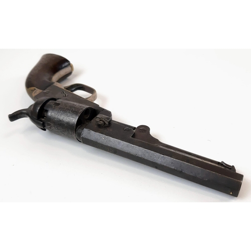 1411 - A Rare Antique Colt Black Powder Model 1849 Pocket Revolver. This .31 calibre gun was manufactured i... 