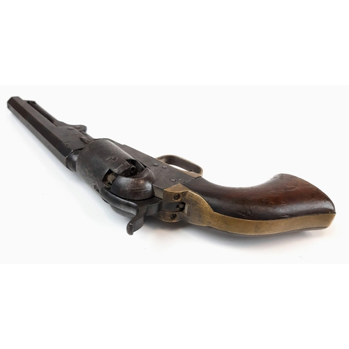 1411 - A Rare Antique Colt Black Powder Model 1849 Pocket Revolver. This .31 calibre gun was manufactured i... 