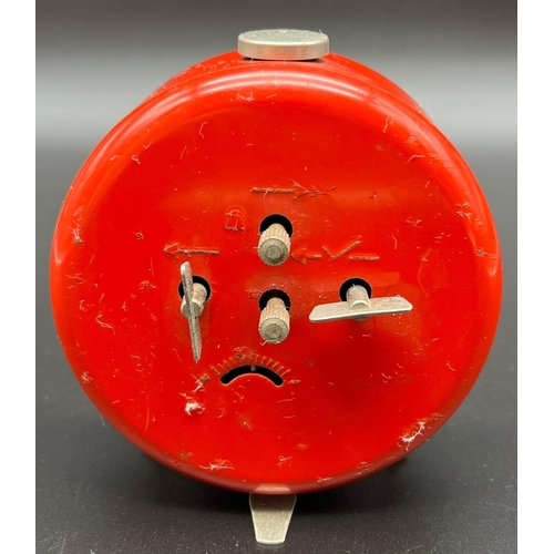 1421 - A Rare Vintage Czechoslovakian Clown  Alarm Clock. In working order.