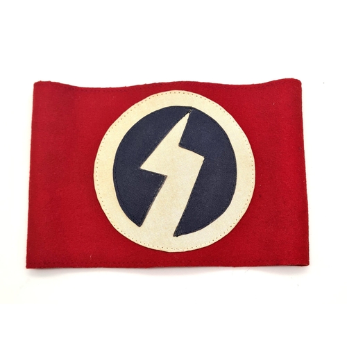 1336 - A Reproduction British Union of Fascists 1930s Armband.