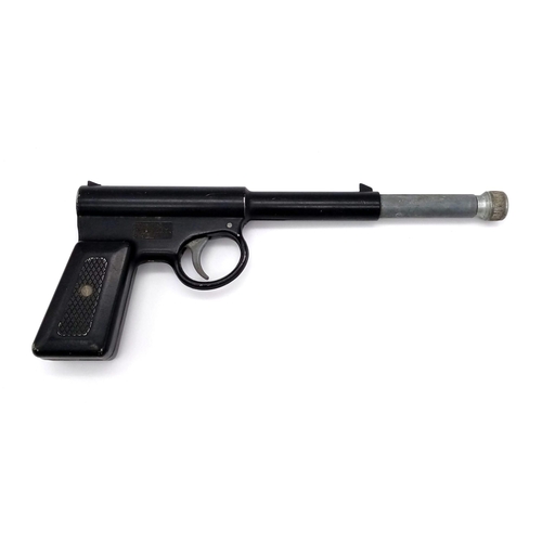 945 - A Vintage T.J. Harrington Gat Gun Air Pistol. Calibre .177.
Total extended length - 25cm. In working... 