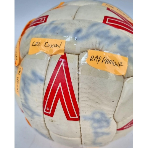 288 - An Arsenal FC 1992/3 Signed Football. The season Arsenal won the league and FA cup. All signatures a... 