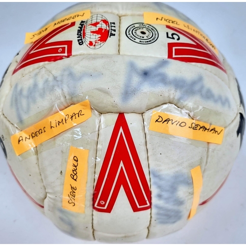 288 - An Arsenal FC 1992/3 Signed Football. The season Arsenal won the league and FA cup. All signatures a... 