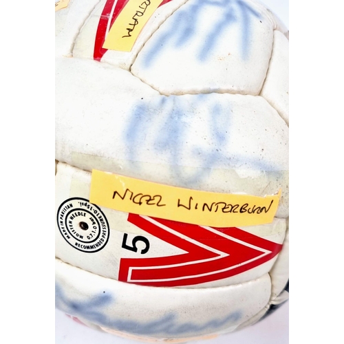 288 - An Arsenal FC 1992/3 Signed Football. The season Arsenal won the league and FA cup. All signatures a... 