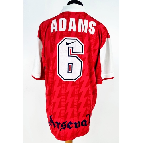 Tony Adams signed Arsenal shirt