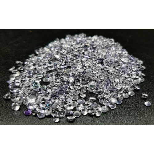 1514 - A Lot of 155ct Best Quality Faceted Small Size Iolite Gemstones