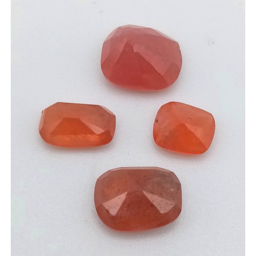 1226 - A Lot of 5.25ct AAA Quality Untreated Orange Sapphire Gemstones